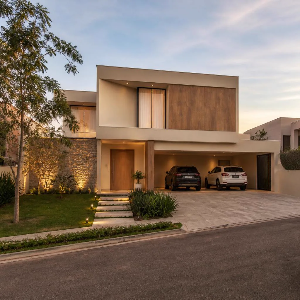 Residência contemporânea utilizada como garantia em operação de Home Equity